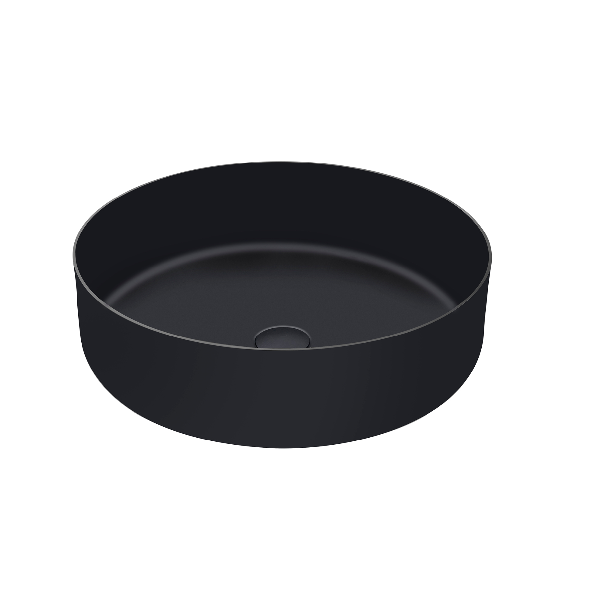 Vasque ronde AKUALUX® 15 3/4 x 4 1/2 po fait d'acier inoxydable 304