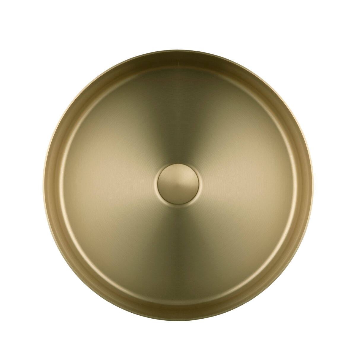Round Counter-Top Basin 15 3/4" x 4 1/2" made of 304 Stainless Steel by AKUALUX®