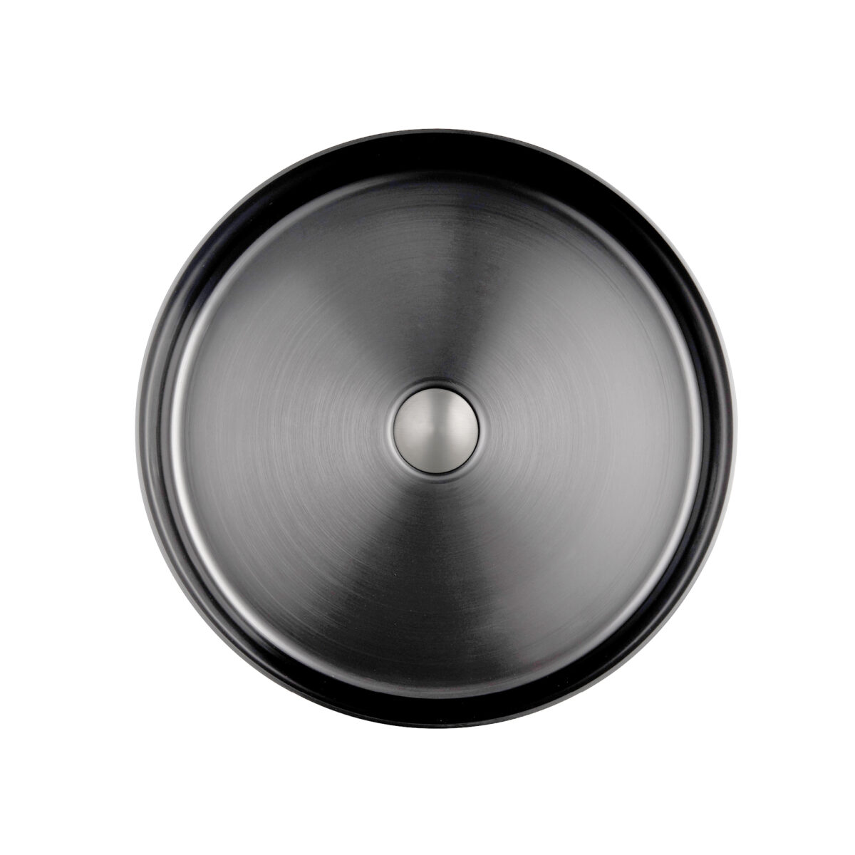 Round Counter-Top Basin 15 3/4" x 4 1/2" made of 304 Stainless Steel by AKUALUX®