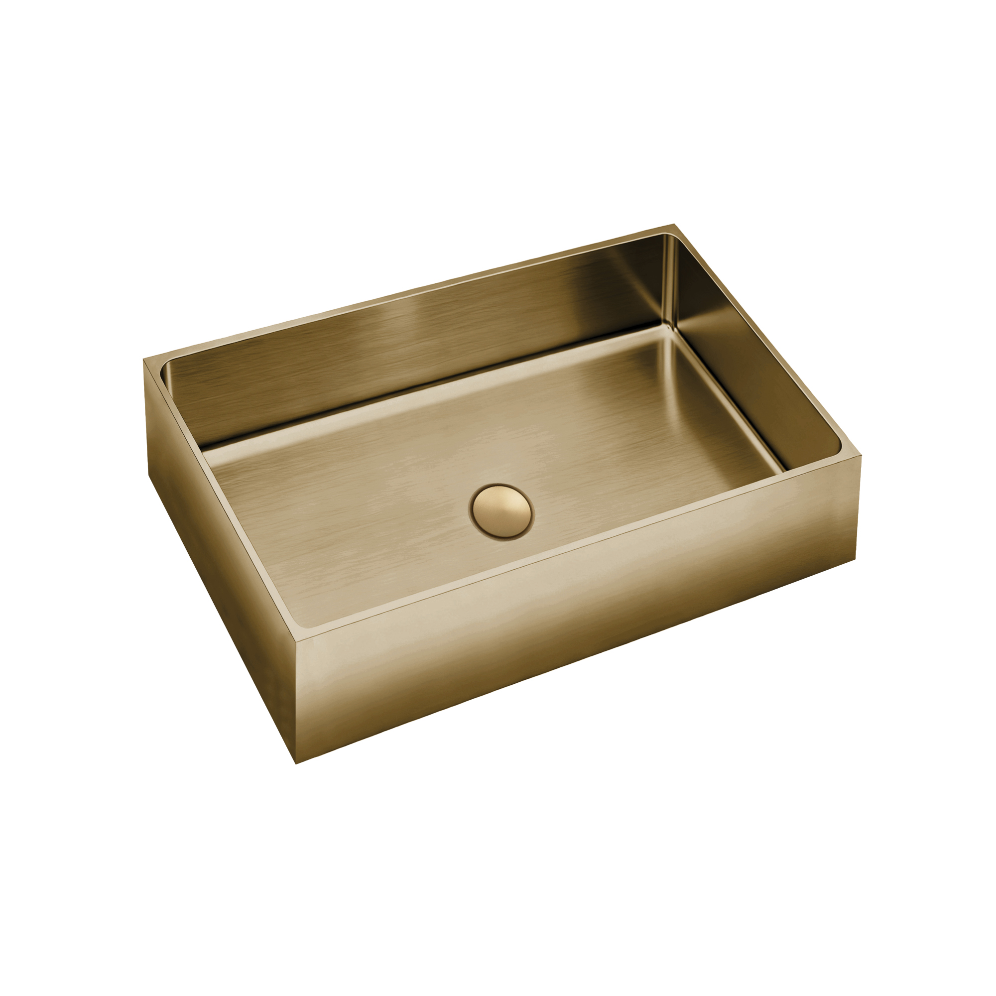 Rectangular Counter-Top Basin 20 5/8" in x 14" x 4 1/2" made of 304 Stainless Steel by AKUALUX®