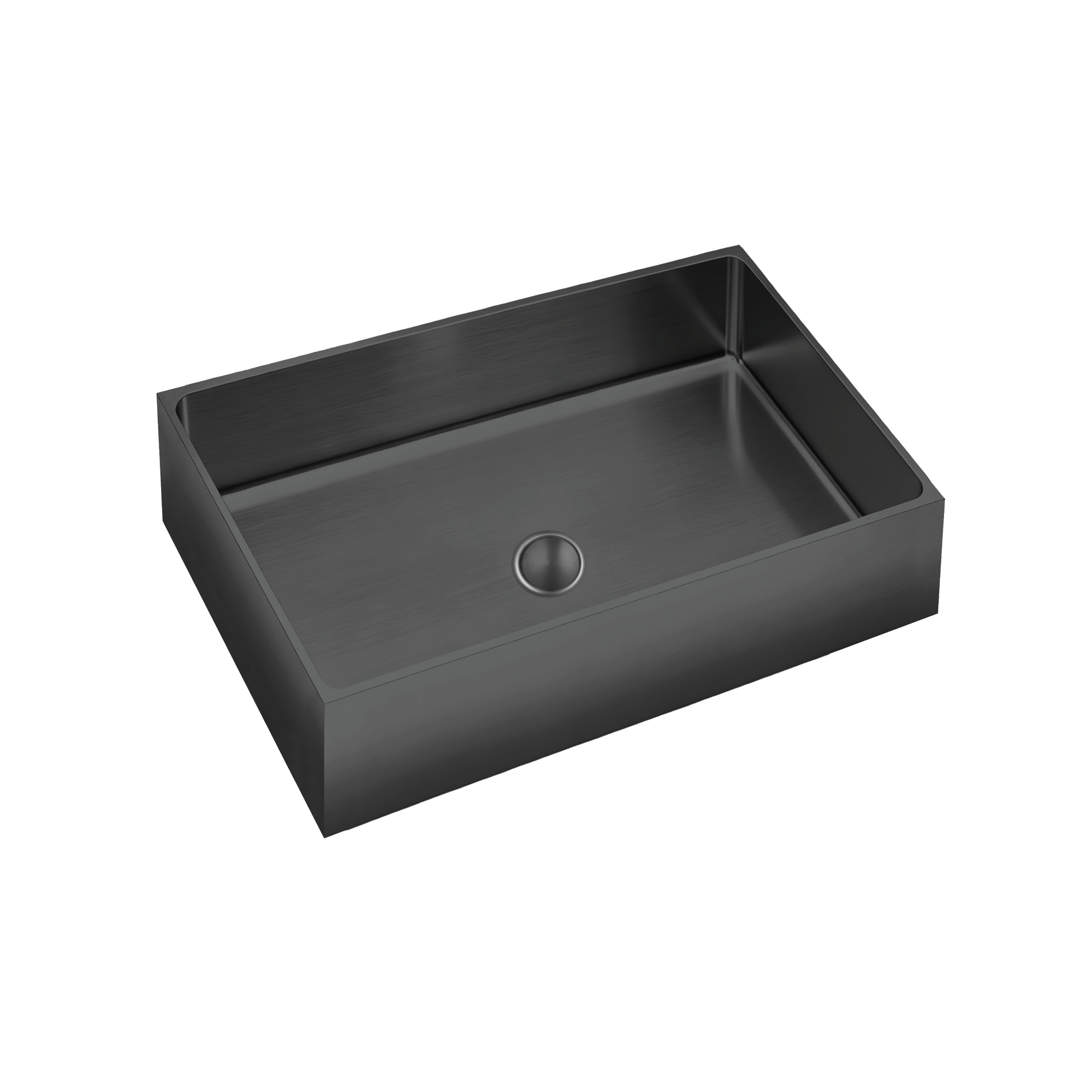 Rectangular Counter-Top Basin 20 5/8" in x 14" x 4 1/2" made of 304 Stainless Steel by AKUALUX®
