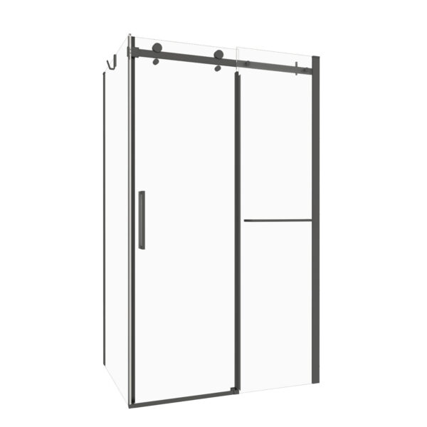 BELLINI 2.0 Corner Shower Door with return panel closure, right wall by Zitta