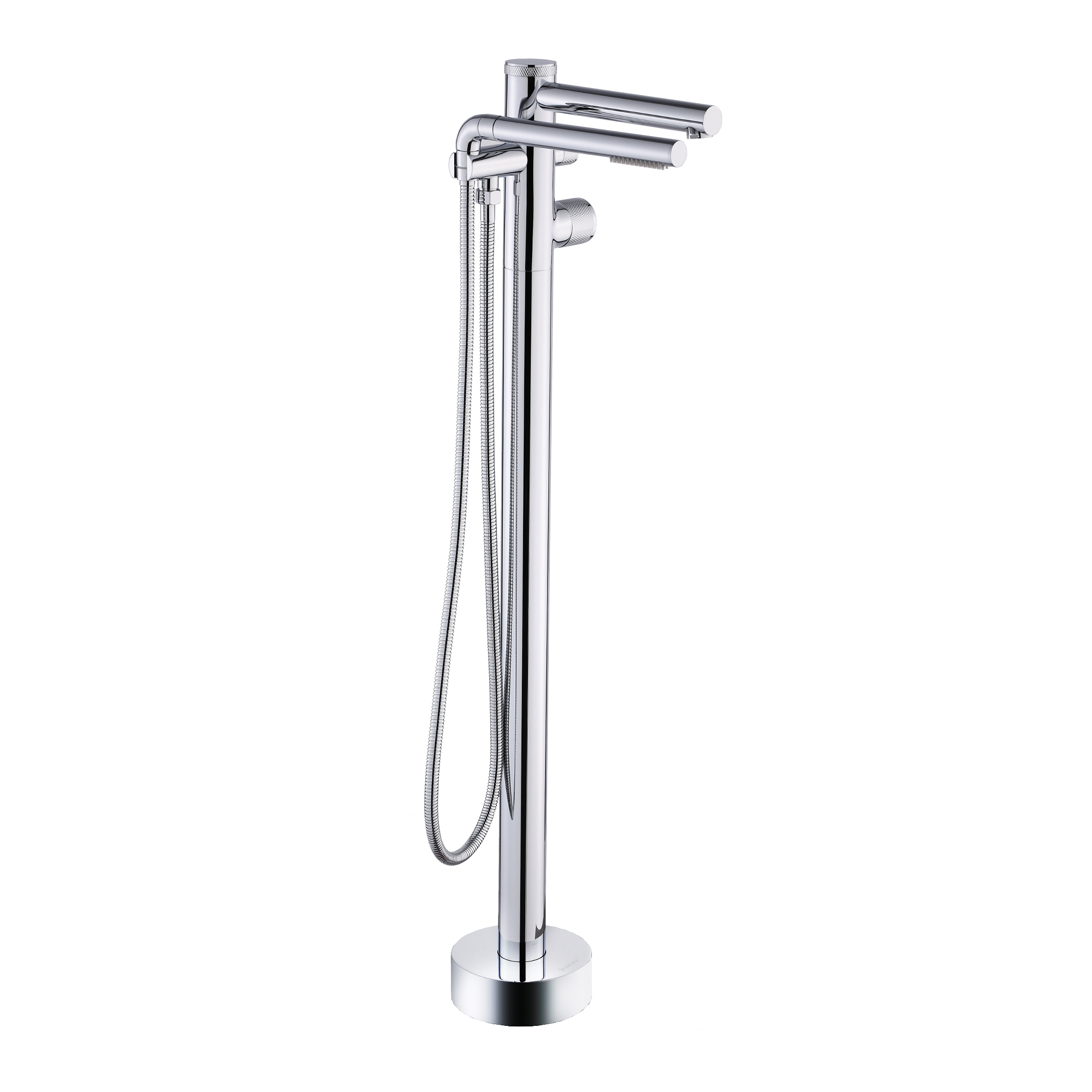 CLAUDIA Floor-mount Bathtub Faucet with Hand Shower by akuaplus®