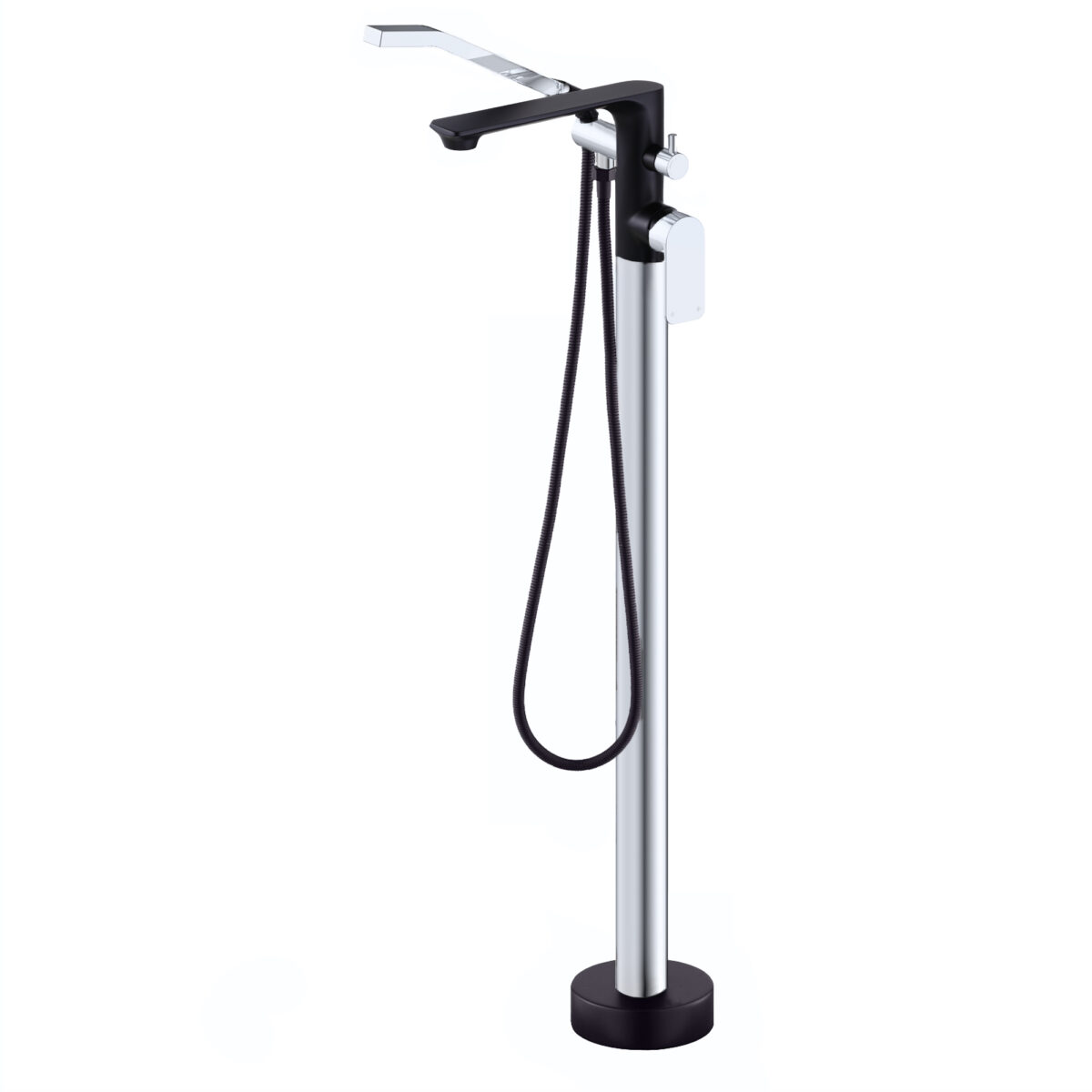 ELENA Floor-mount Bathtub Faucet with Hand Shower by AKUALUX®