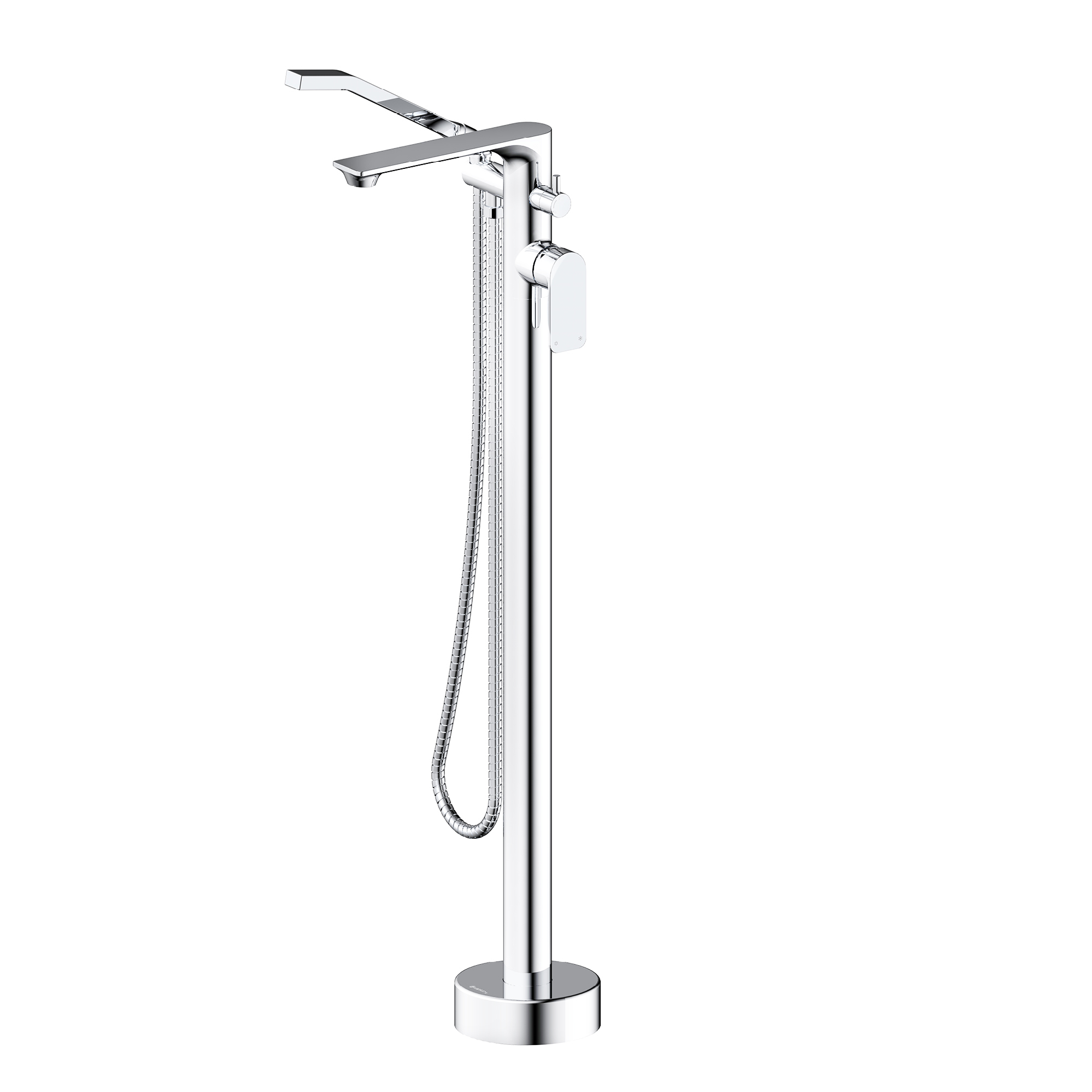 ELENA Floor-mount Bathtub Faucet with Hand Shower by akuaplus®
