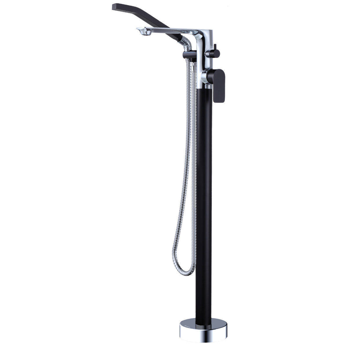 ELENA Floor-mount Bathtub Faucet with Hand Shower by AKUALUX®