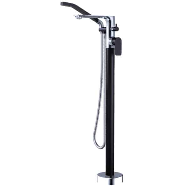 Robinet de baignoire sur pied avec douchette ELENA par AKUALUX®
