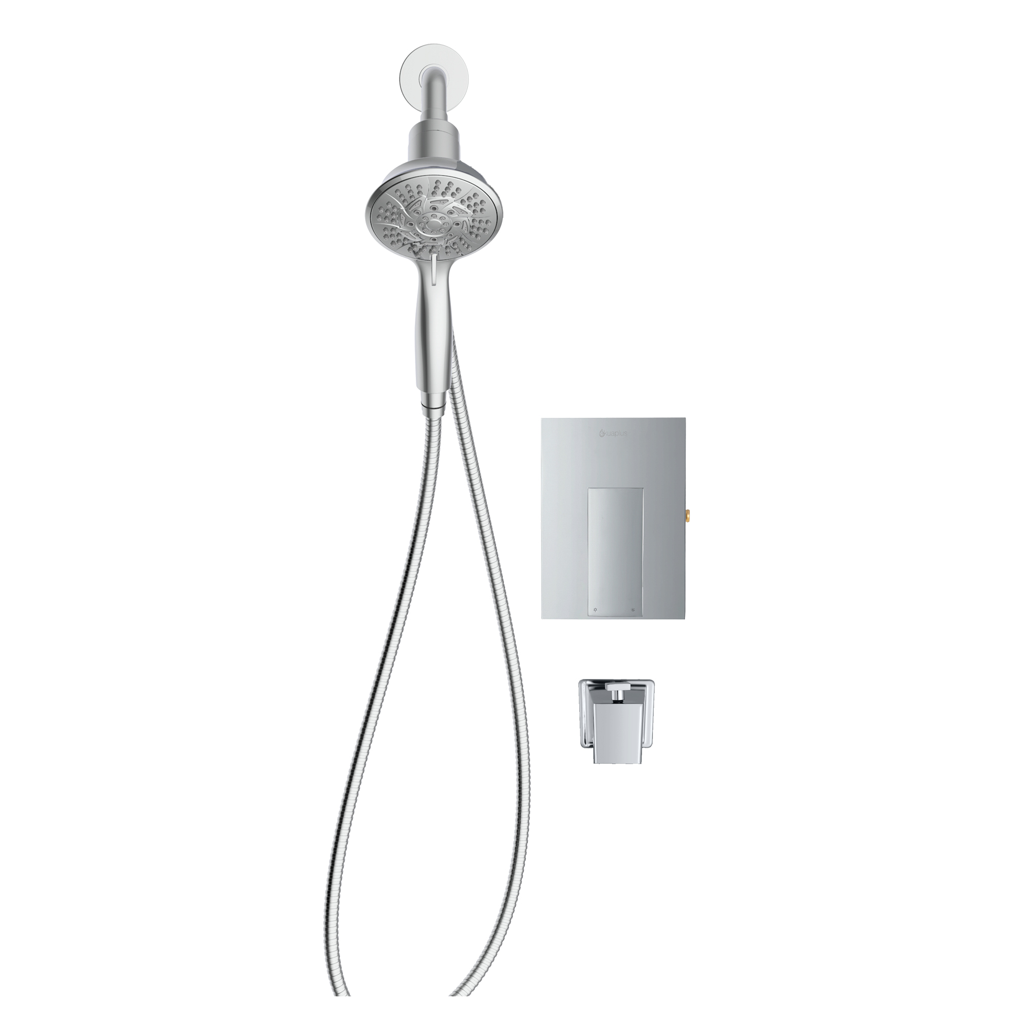 10-Setting Magnetic Pressure Balance Bath-Shower Kit by akuaplus®