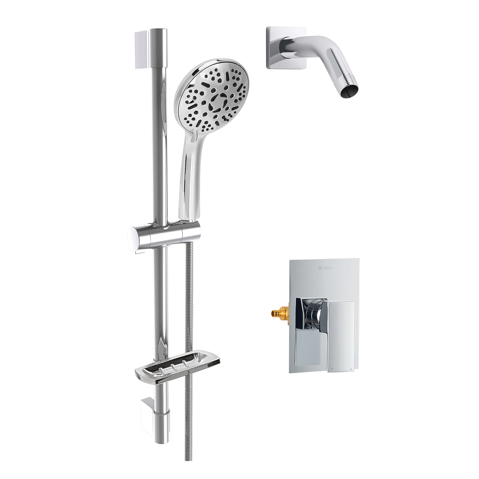 Emelia Pressure balance shower set by akuaplus®