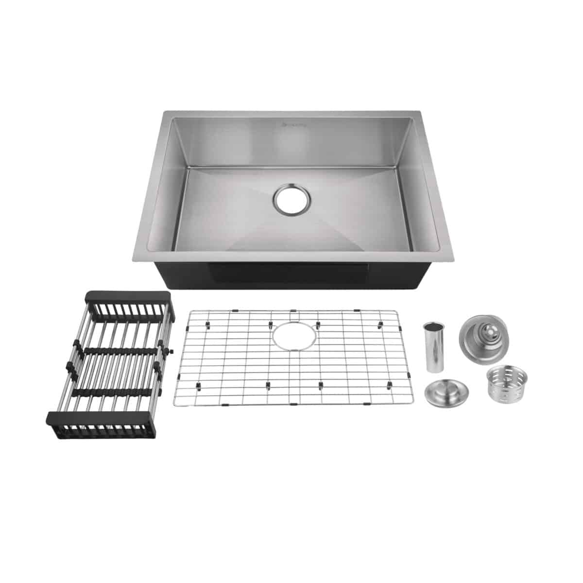 Évier de cuisine fait d'acier inoxydable 304 FIONA par akuaplus® 26 x 18 x 9 po