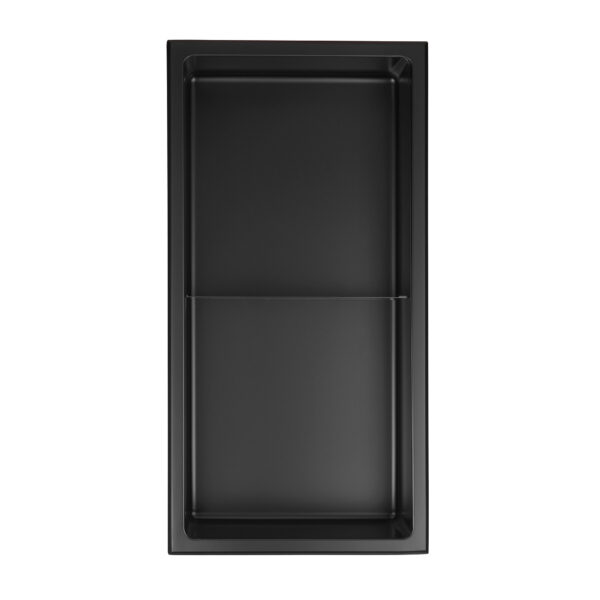 LAYLA Flush-Mount Shower Niche with 2 Shelves made of 304 Stainless Steel by akuaplus®