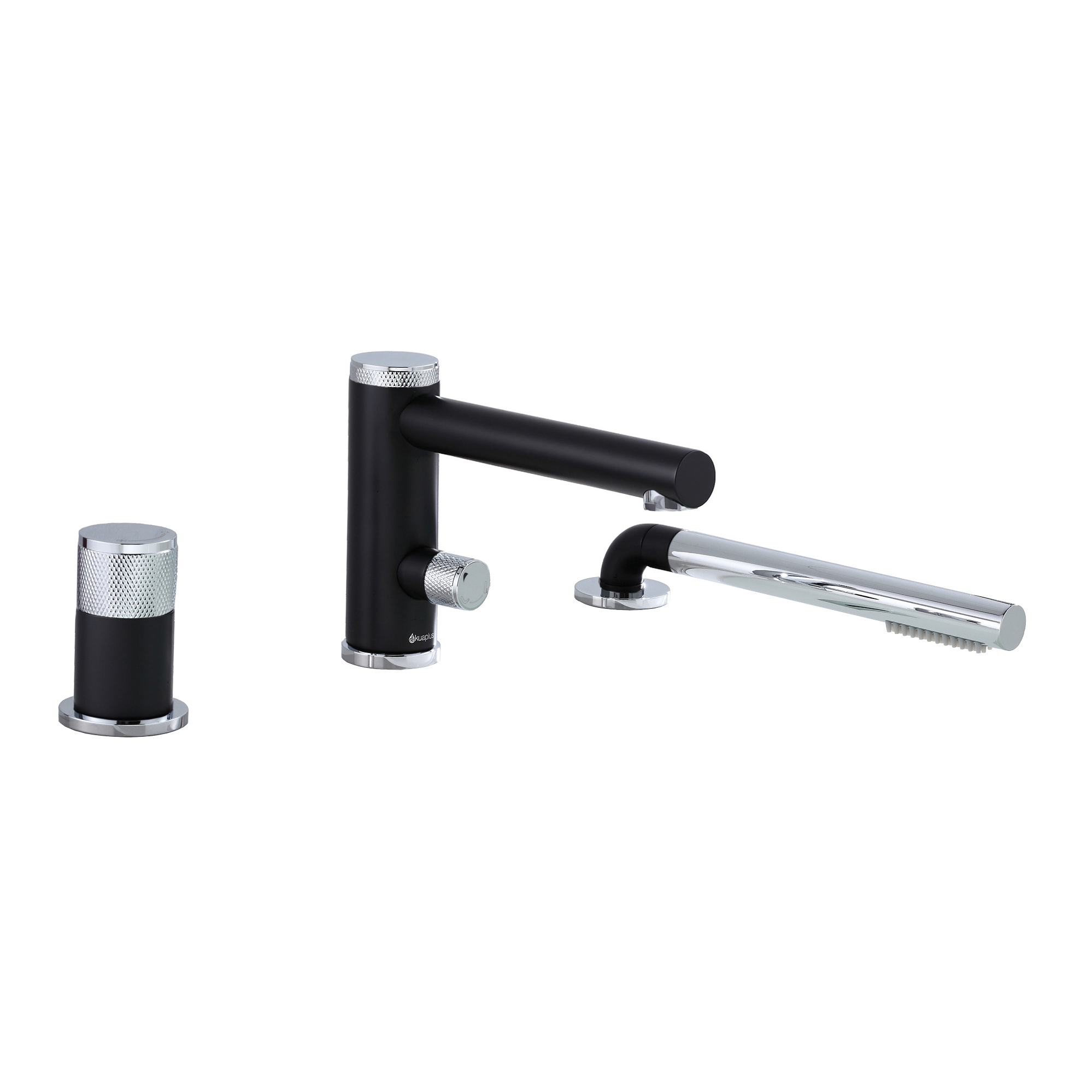 CLAUDIA 3-hole bathtub faucet with Hand Shower by AKUALUX®