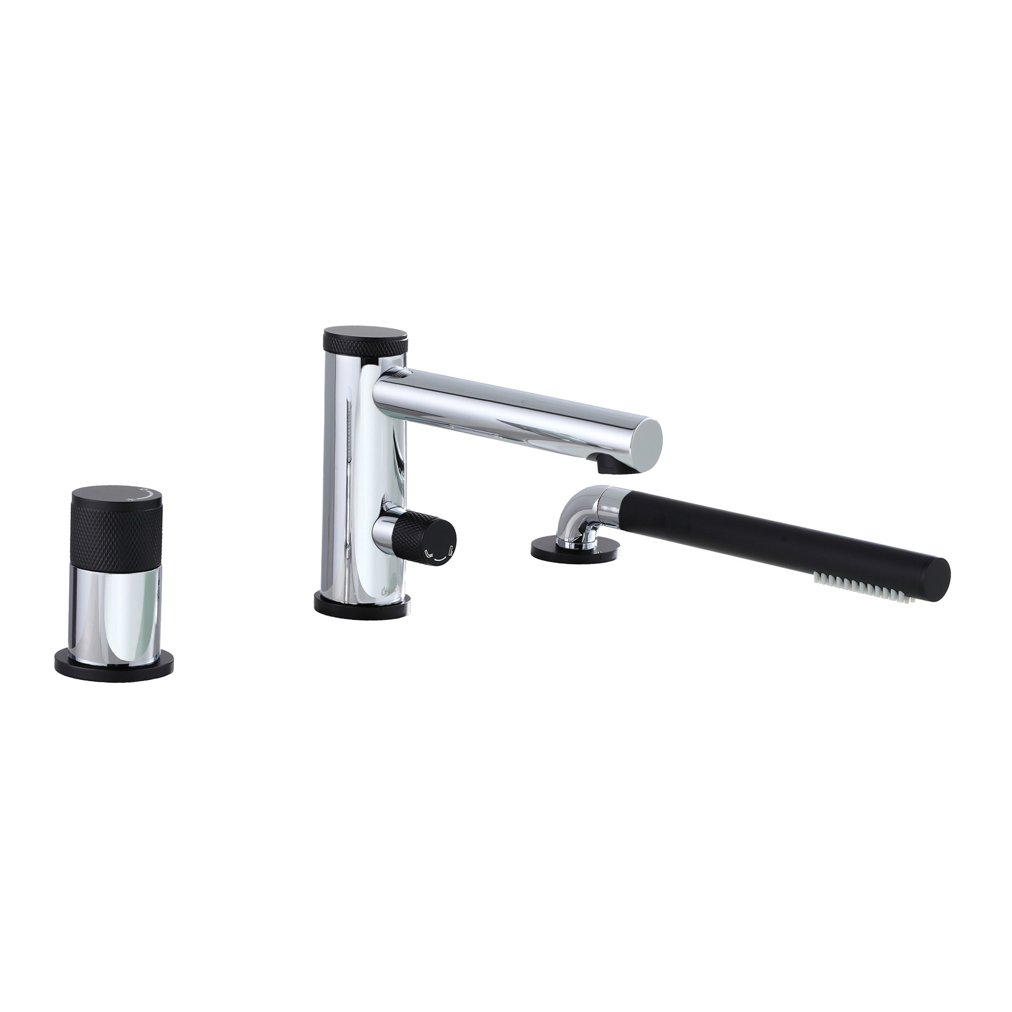 CLAUDIA 3-hole bathtub faucet with Hand Shower by AKUALUX®