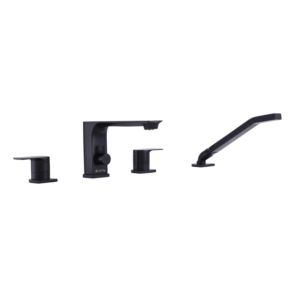 ELENA 4-hole bathtub faucet with Hand Shower by akuaplus®