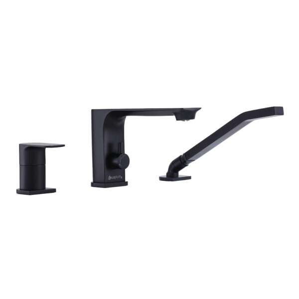 ELENA 3-hole bathtub faucet with Hand Shower by akuaplus®