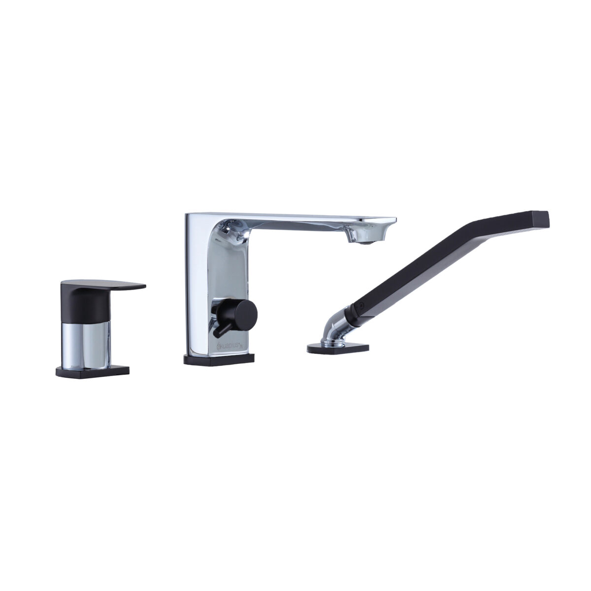ELENA 3-hole bathtub faucet with Hand Shower by AKUALUX®