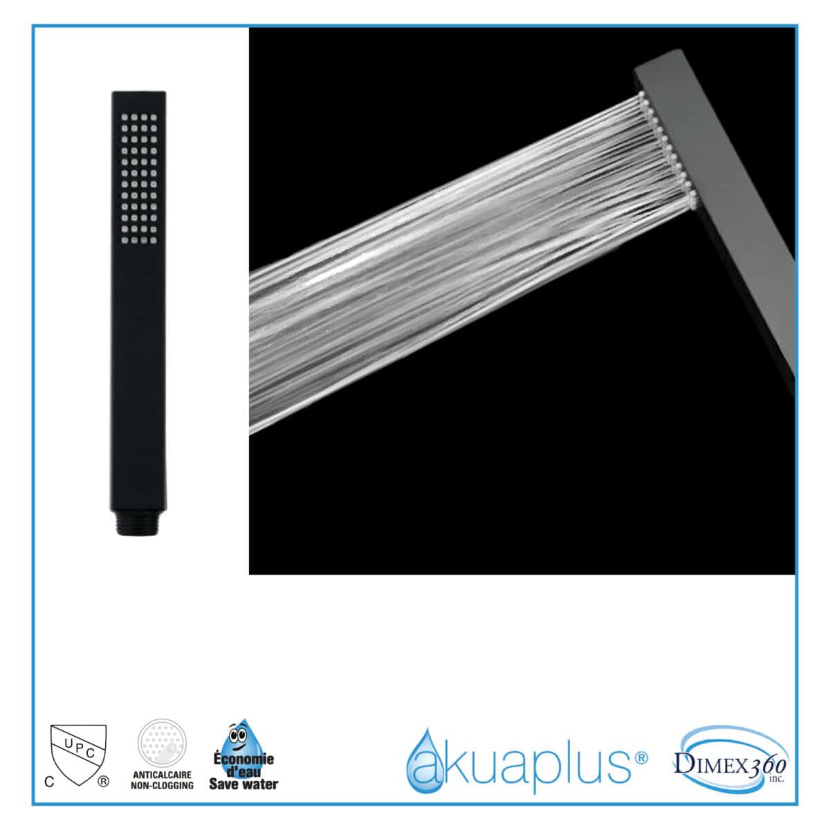 Ensemble bain-douche à pression équilibrée akuaplus®