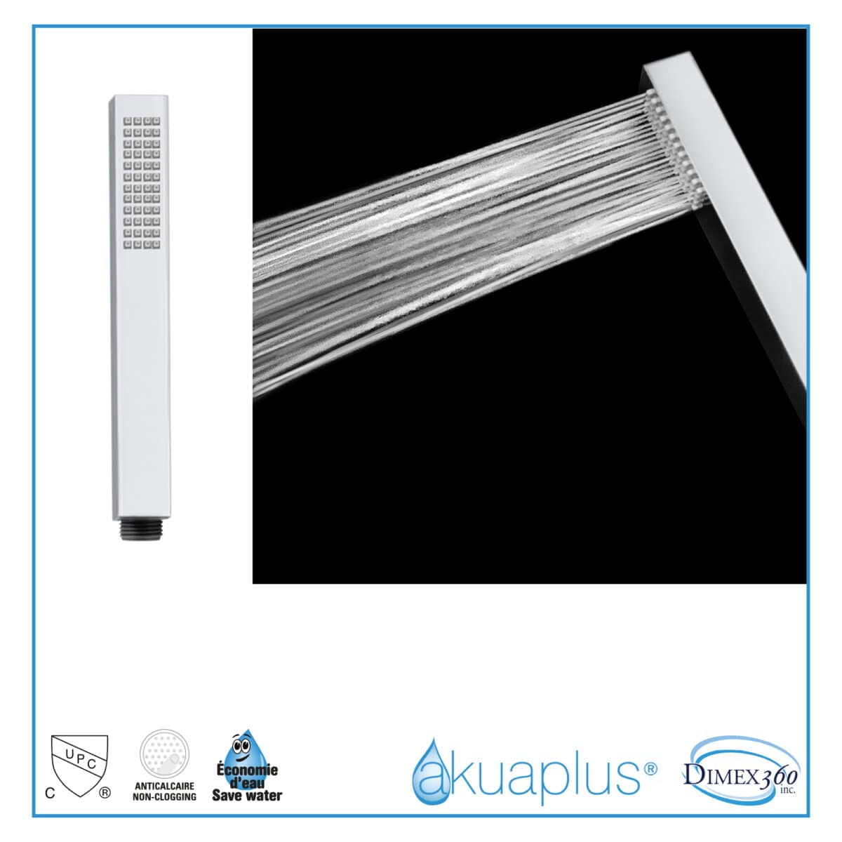 Ensemble bain-douche à pression équilibrée akuaplus®