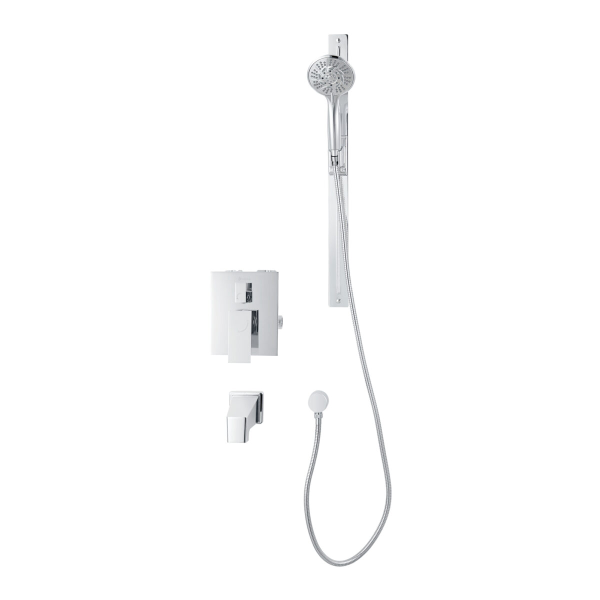 akuaplus® Pressure Balance Magnetic Bath-Shower Set RD0244CP – Chrome