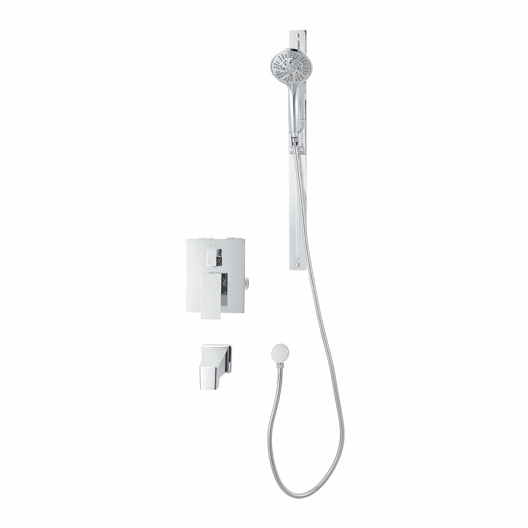 akuaplus® Pressure Balance Magnetic Bath-Shower Set RD0244CP – Chrome