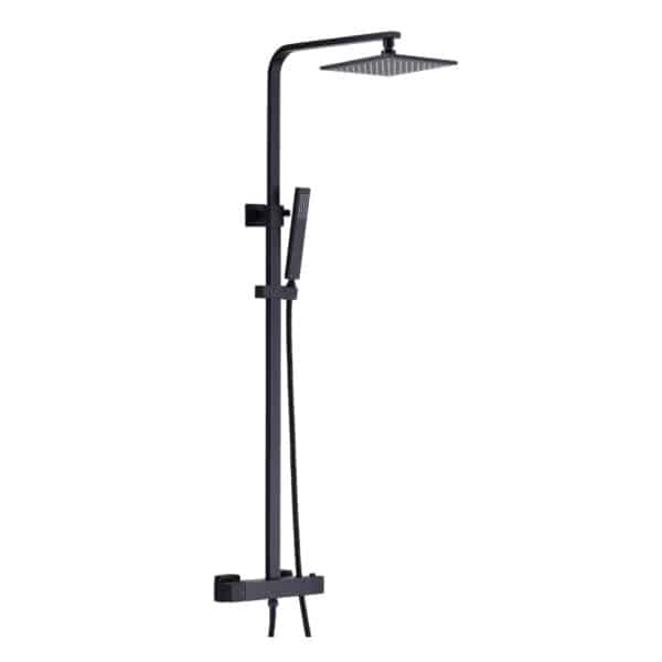 Colonne de douche thermostatique carrée à 4 voies IRENE akuaplus®