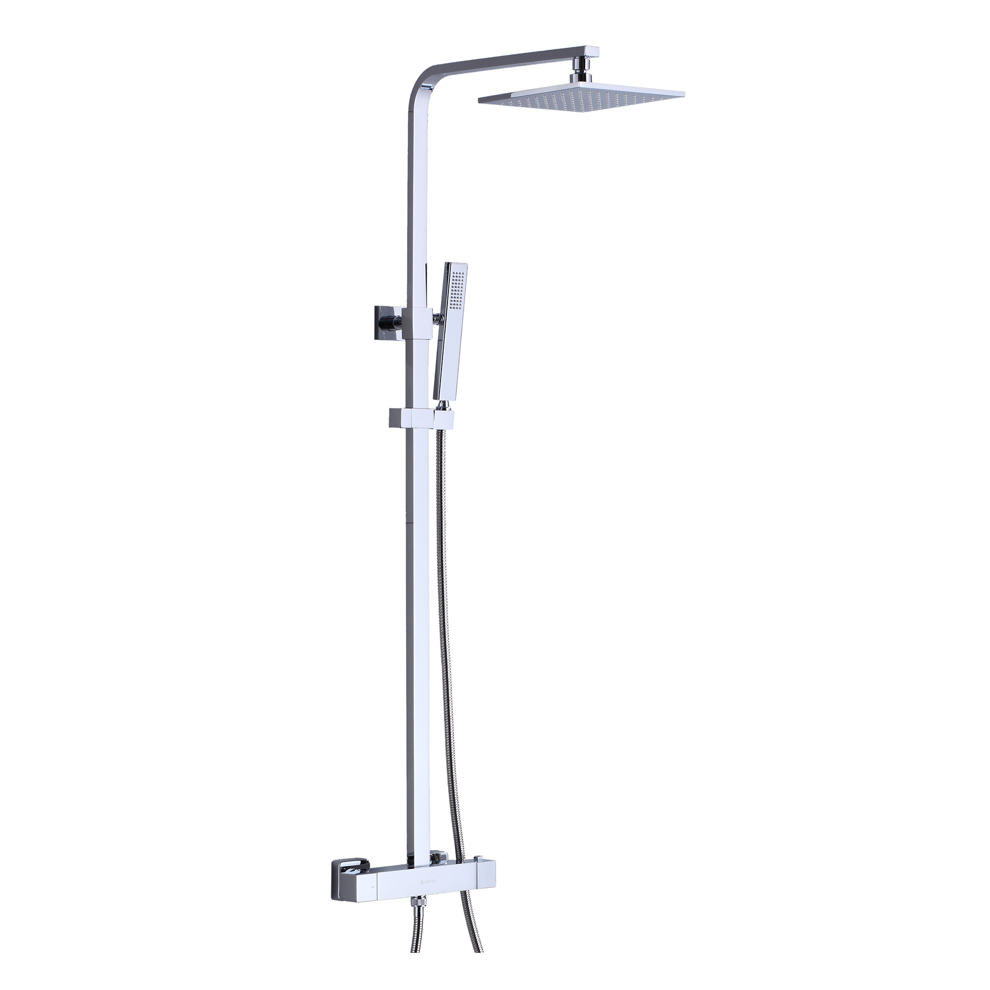 IRENE 4-Way Thermostatic Square Shower Column by akuaplus®