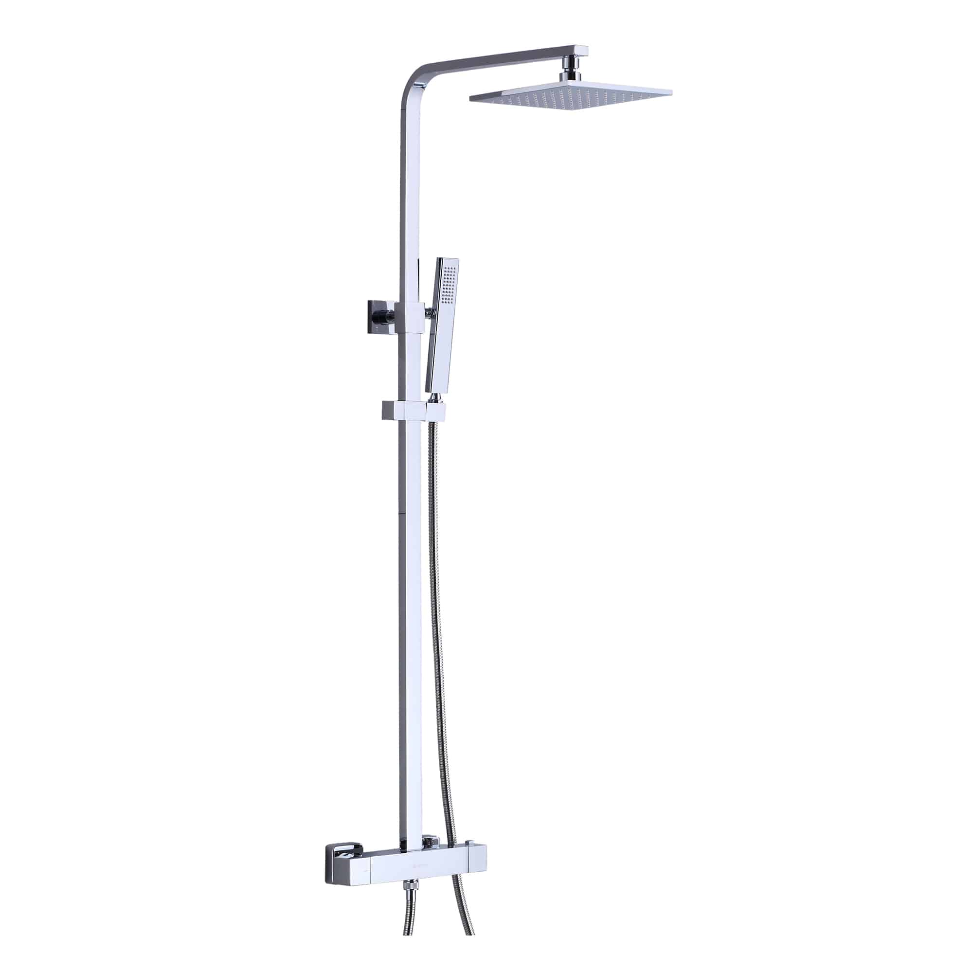 Colonne de douche thermostatique carrée à 4 voies IRENE akuaplus®