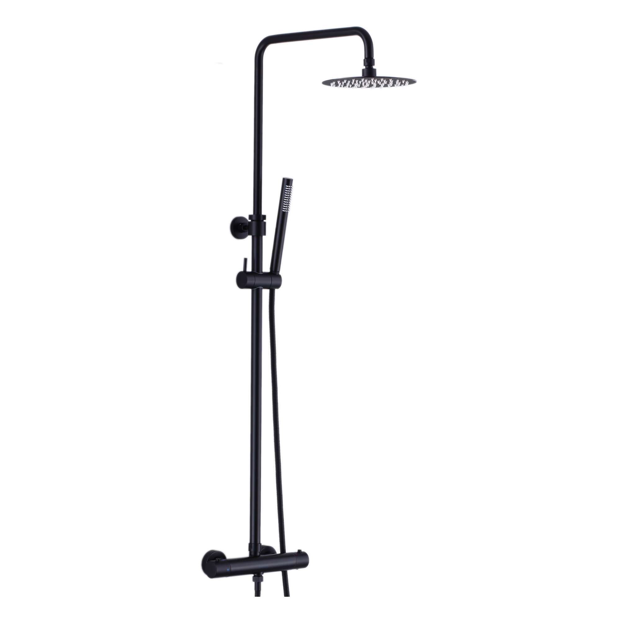 ELITE 4-Way Thermostatic Round Shower Column by akuaplus®