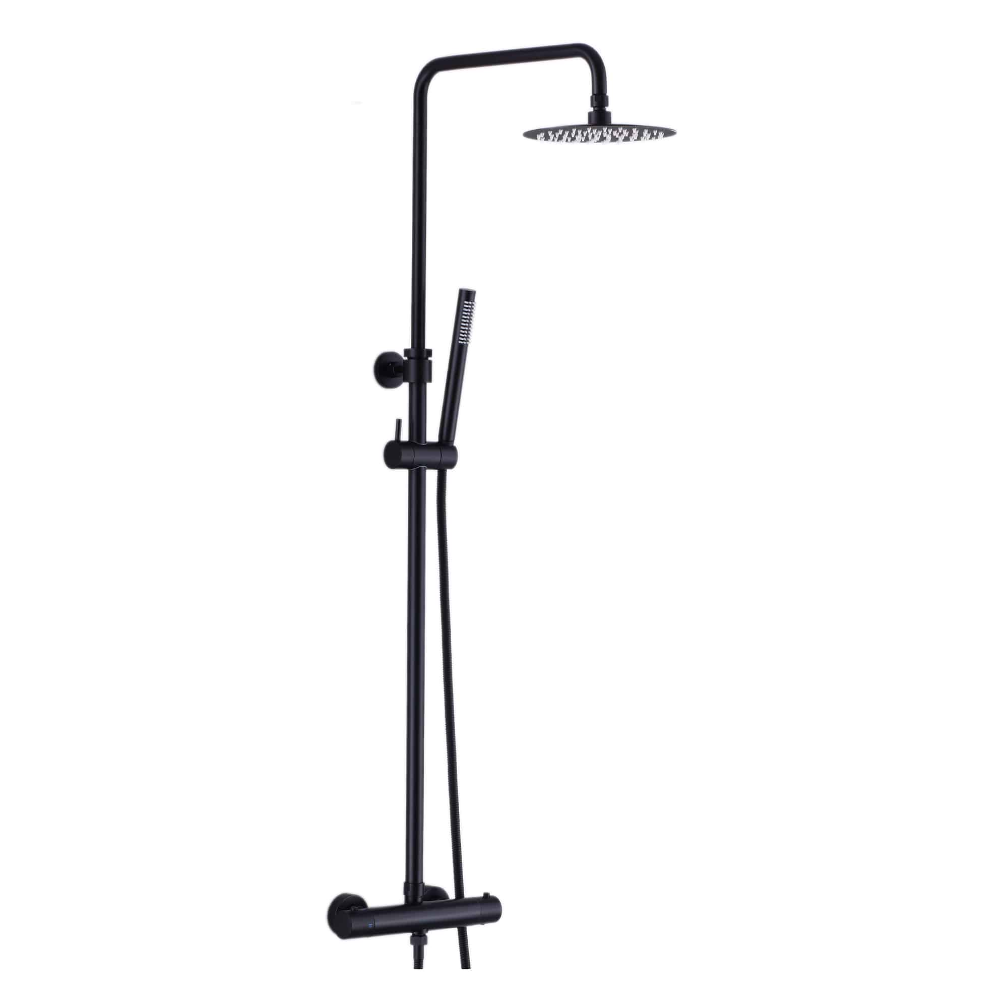 Colonne de douche thermostatique ronde à 4 voies ELITE akuaplus®