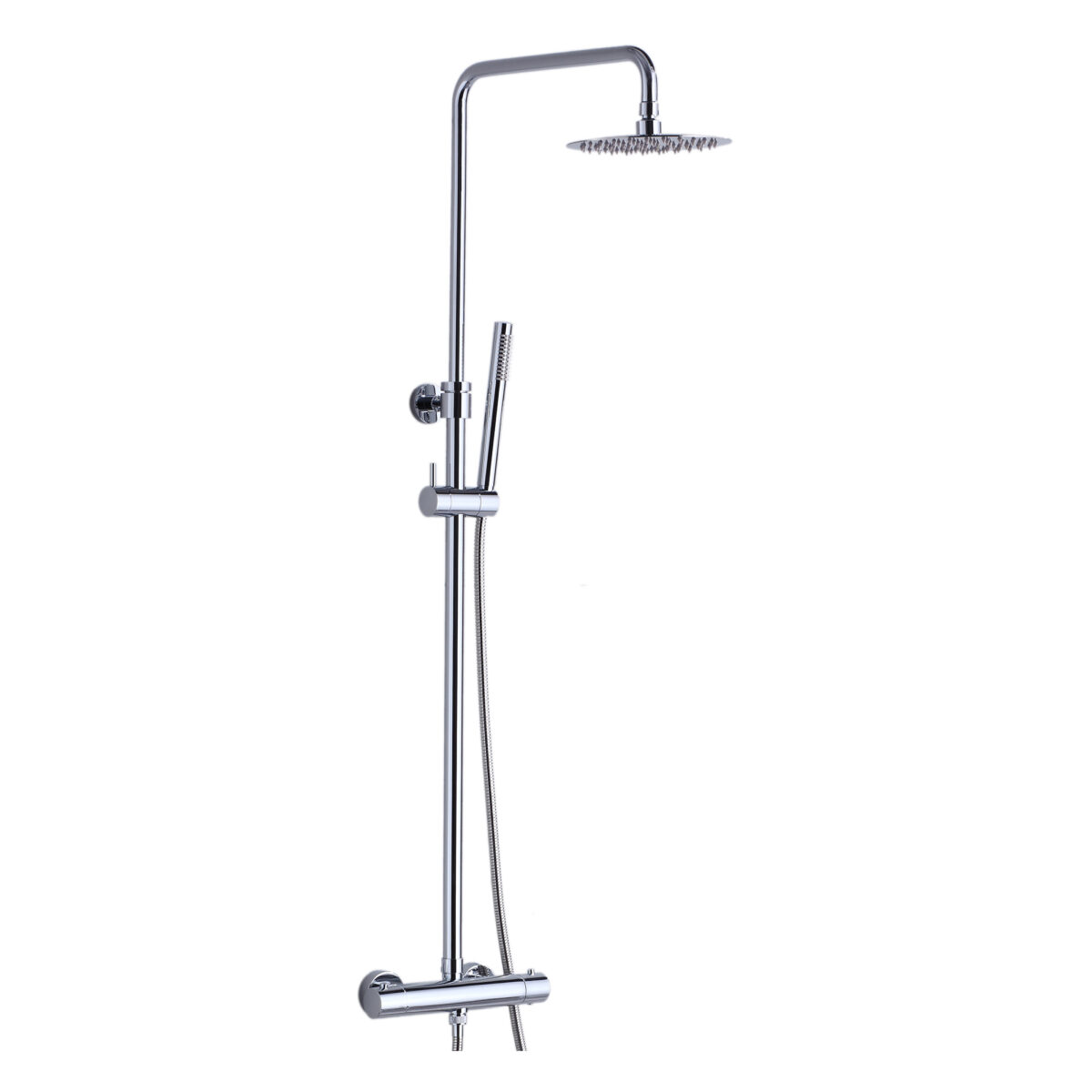 ELITE 4-Way Thermostatic Round Shower Column by akuaplus®