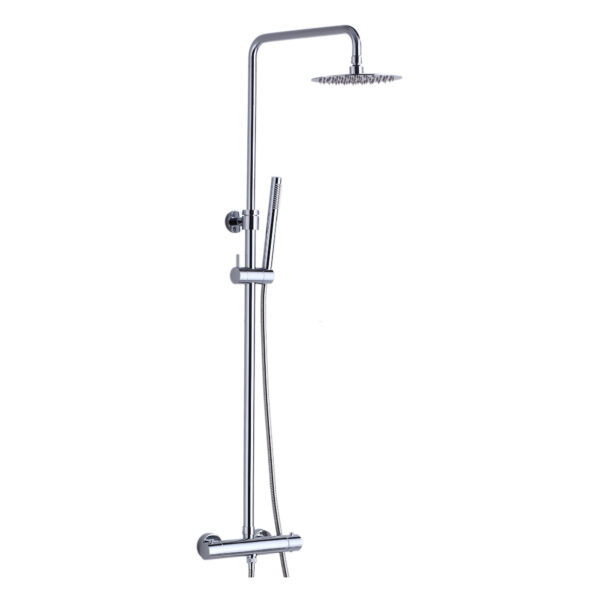 ELITE 4-Way Thermostatic Round Shower Column by akuaplus®