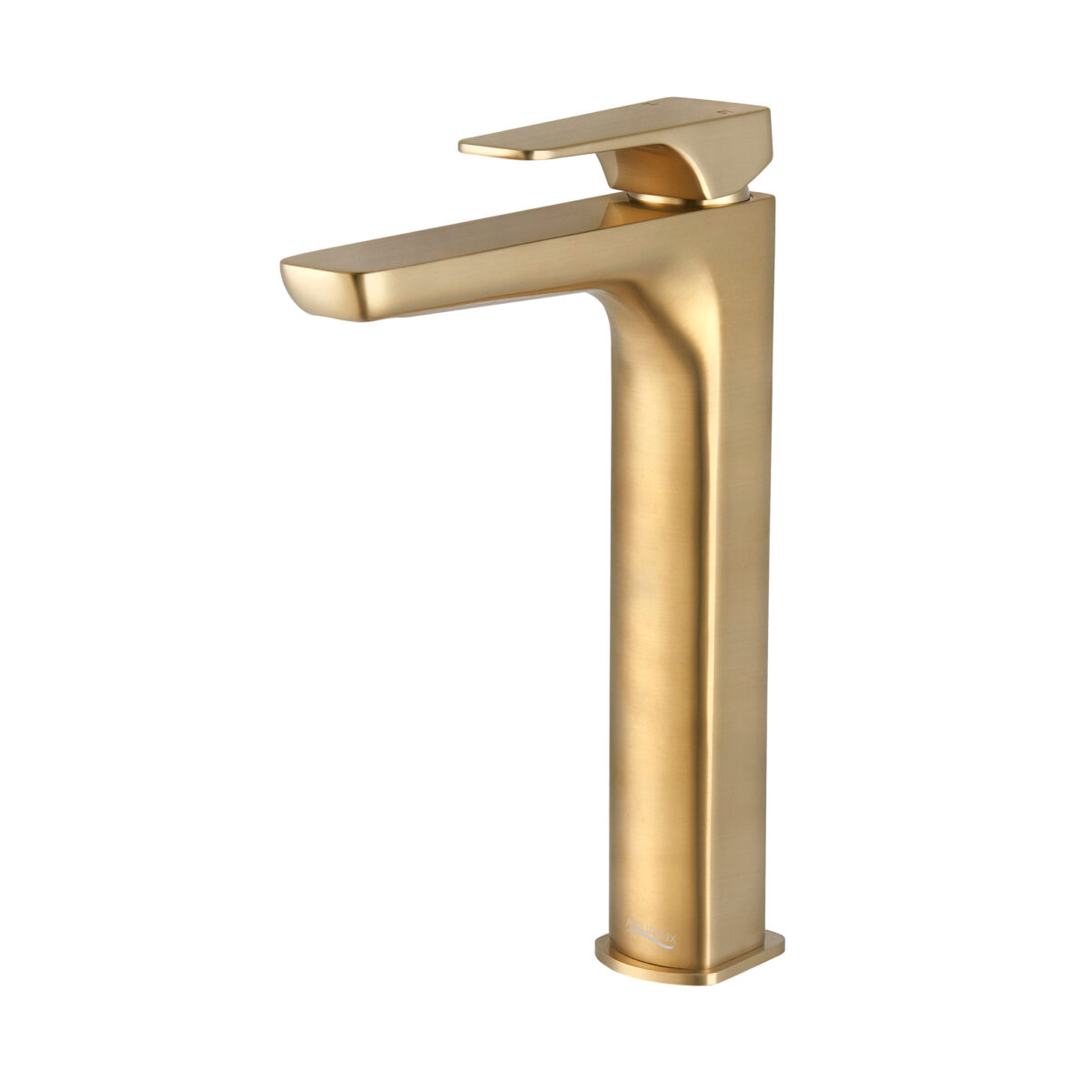 Single-hole faucet for vessel sink