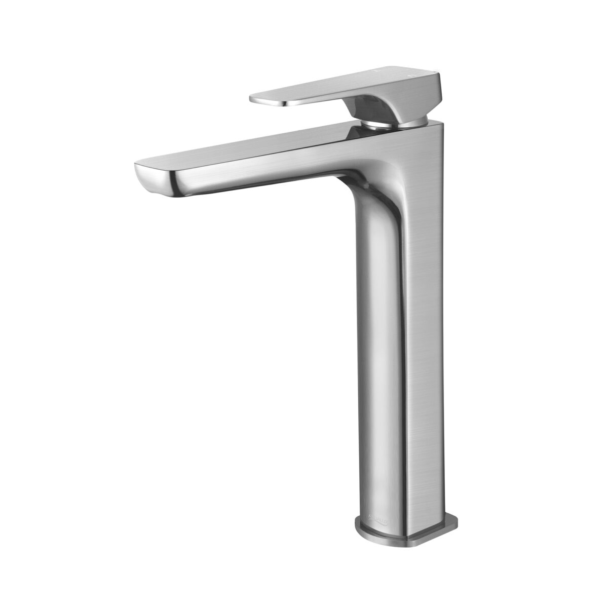 Single-hole faucet for vessel sink
