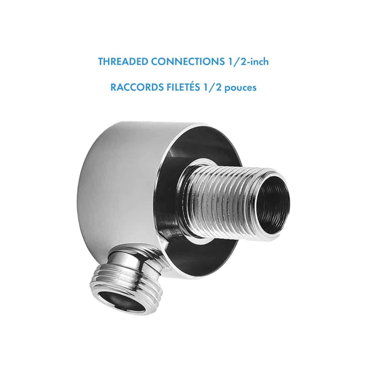 Raccord coudé rond akuaplus®