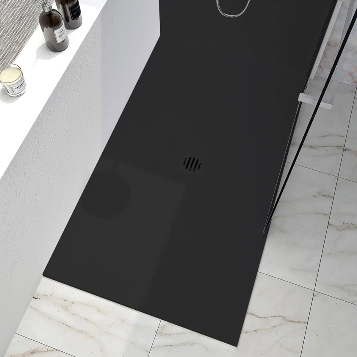 Base de douche SLATE, bride non installée, par Zitta