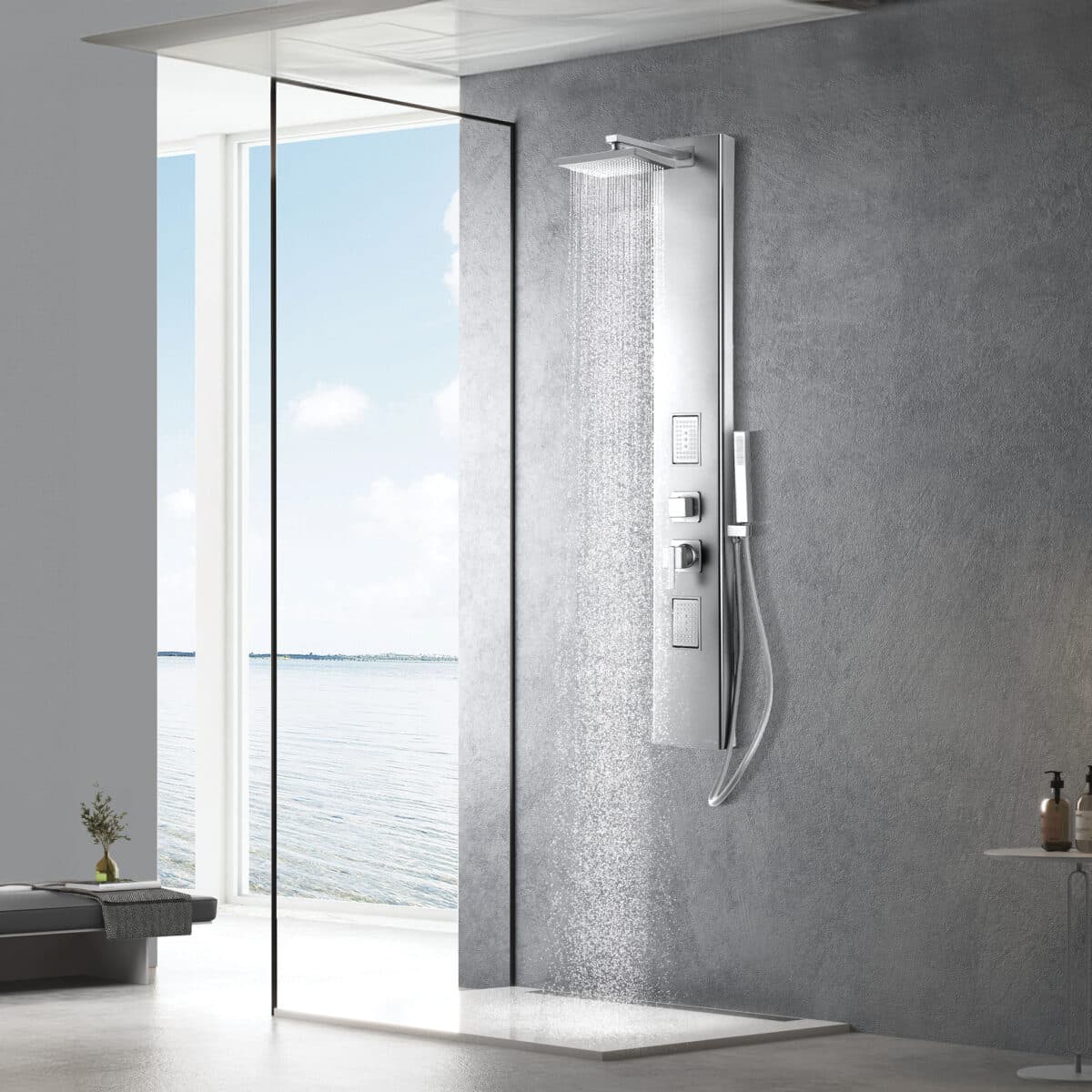 Colonne douche à pression équilibrée LARA akuaplus®