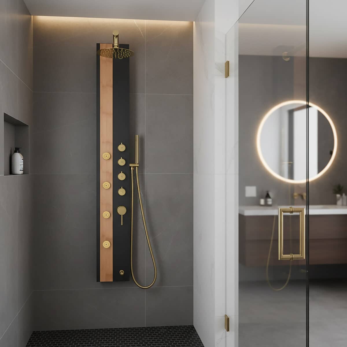Colonne douche à pression équilibrée NADIA akuaplus®