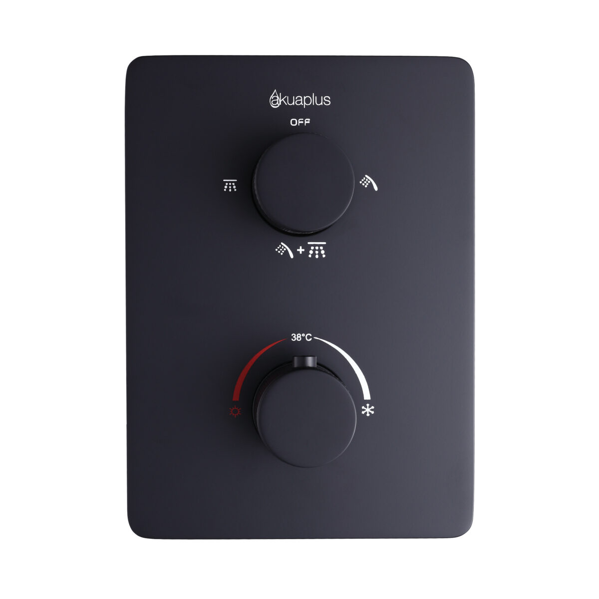 CLAUDIA Square Thermostatic Shower Valve by akuaplus®