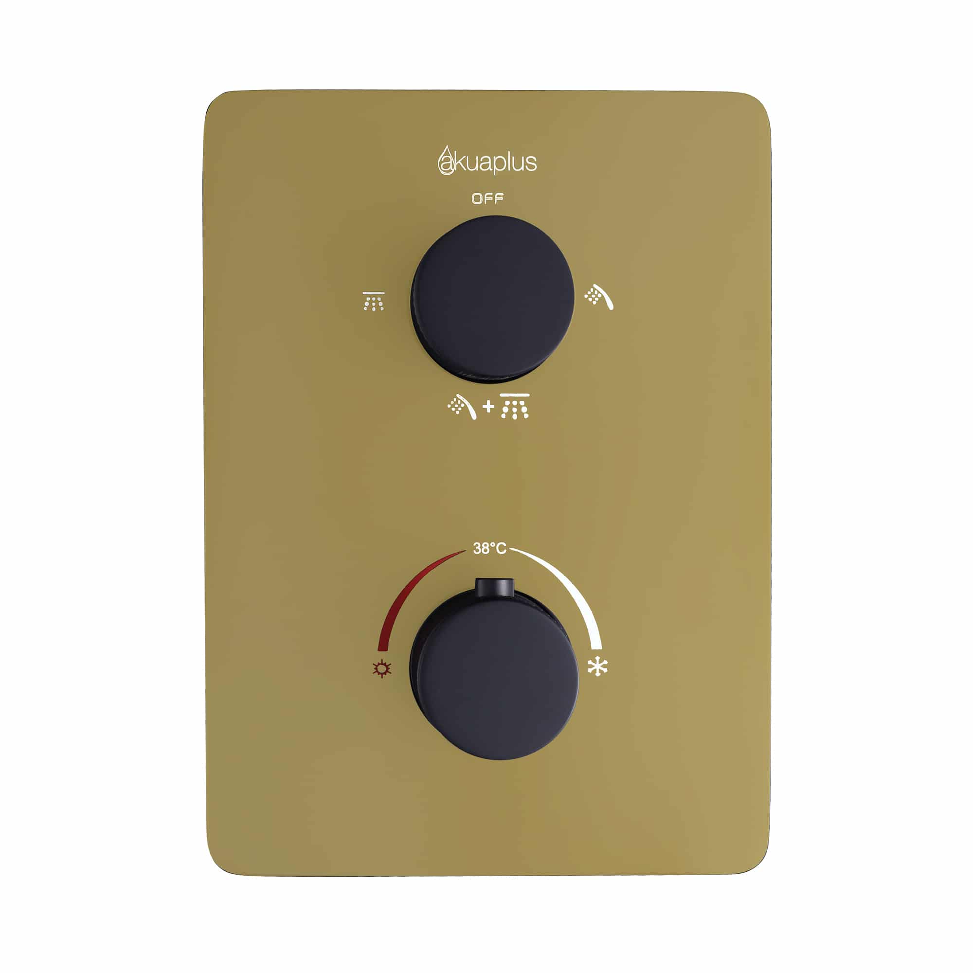 Valve de douche thermostatique carrée AKUALUX®