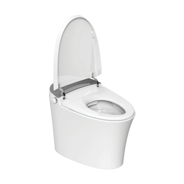 Toilette intelligente allongée avec bidet à chauffage instantané