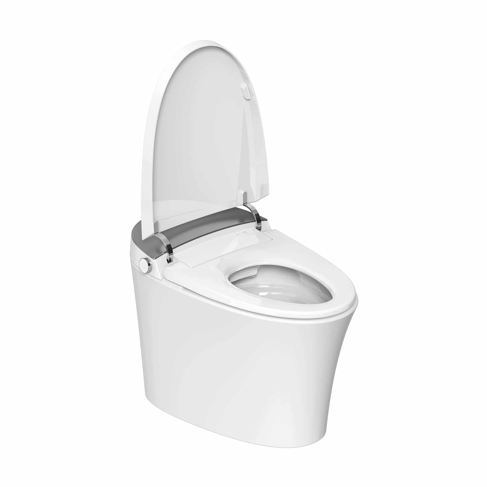 Toilette intelligente allongée avec bidet à chauffage instantané