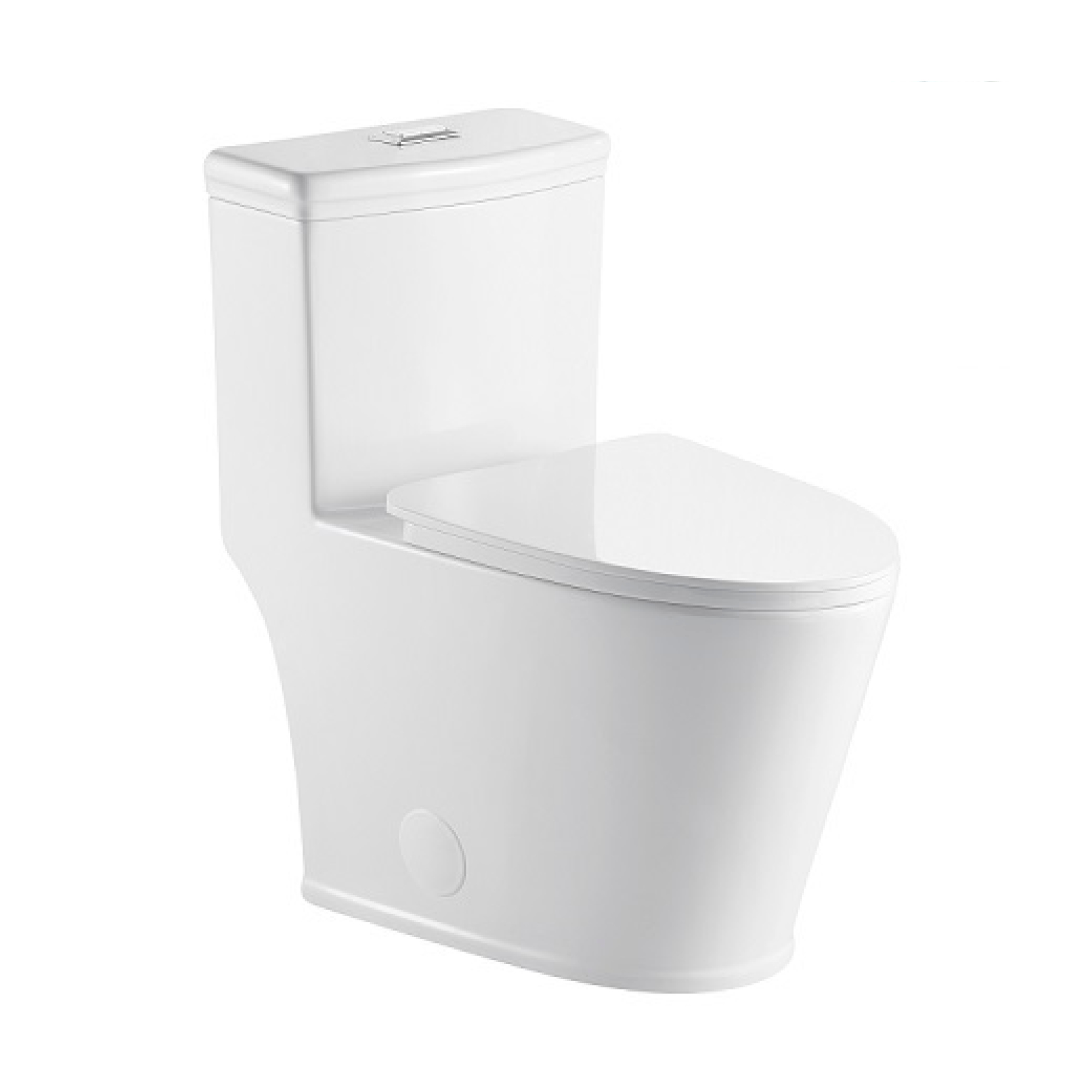 Toilette monobloc à double chasse d’eau