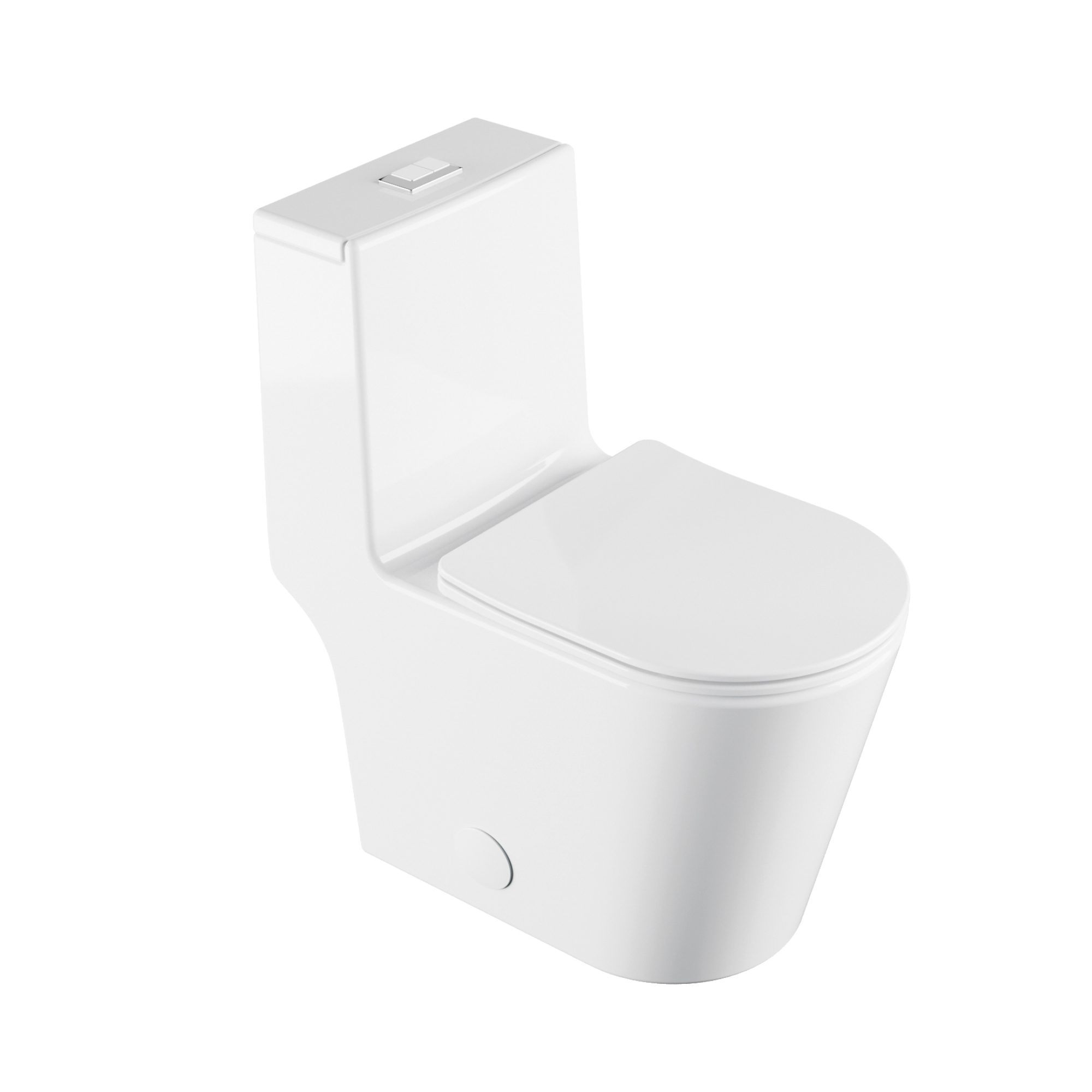 Toilette monobloc à double chasse d’eau akuaplus®