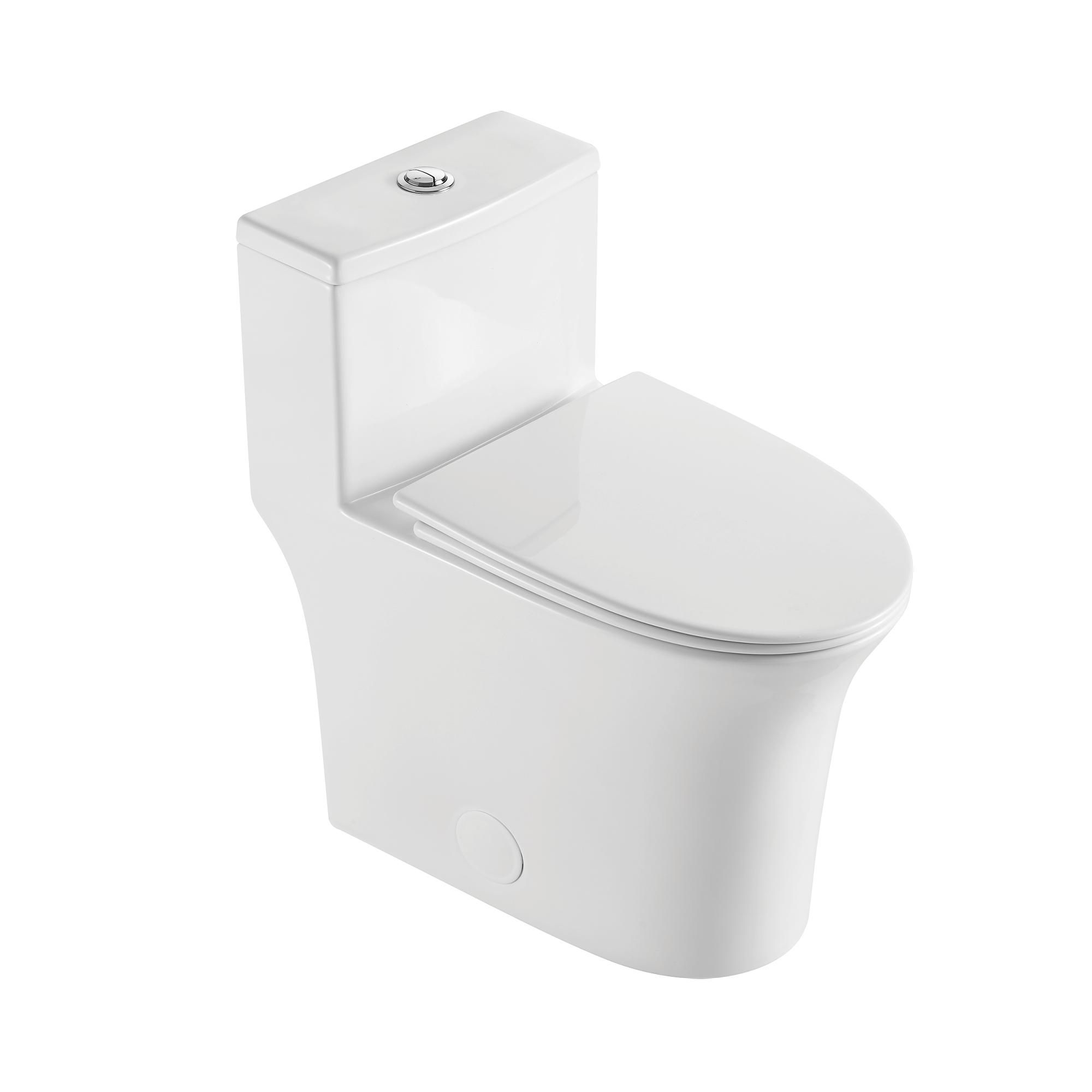Toilette monobloc à double chasse d’eau akuaplus®