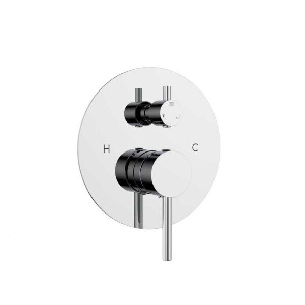 Pressure Balance shower valve with 3-way diverter