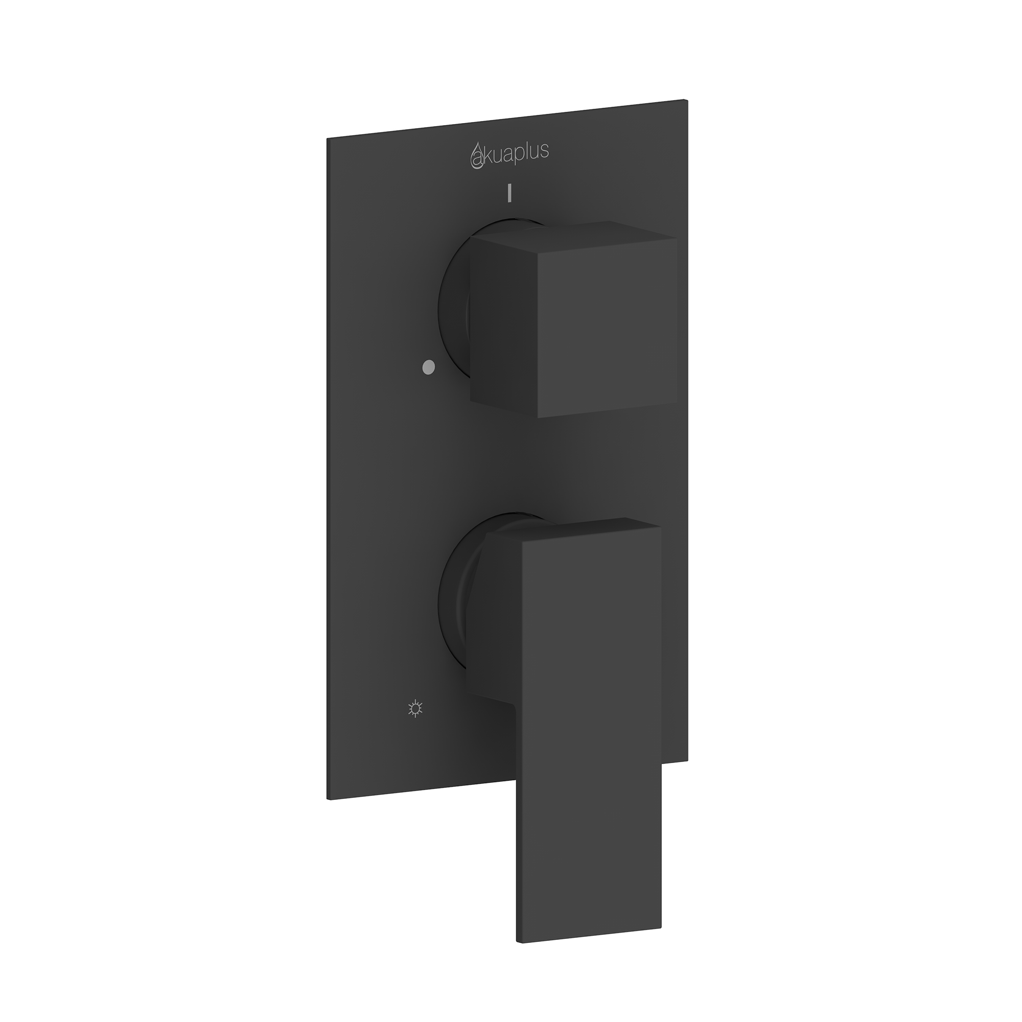 3-way Square Pressure Balance Shower Valve by akuaplus®