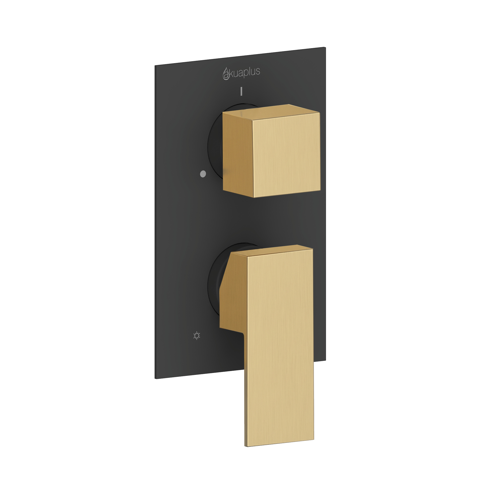 3-way Square Pressure Balance Shower Valve by AKUALUX®