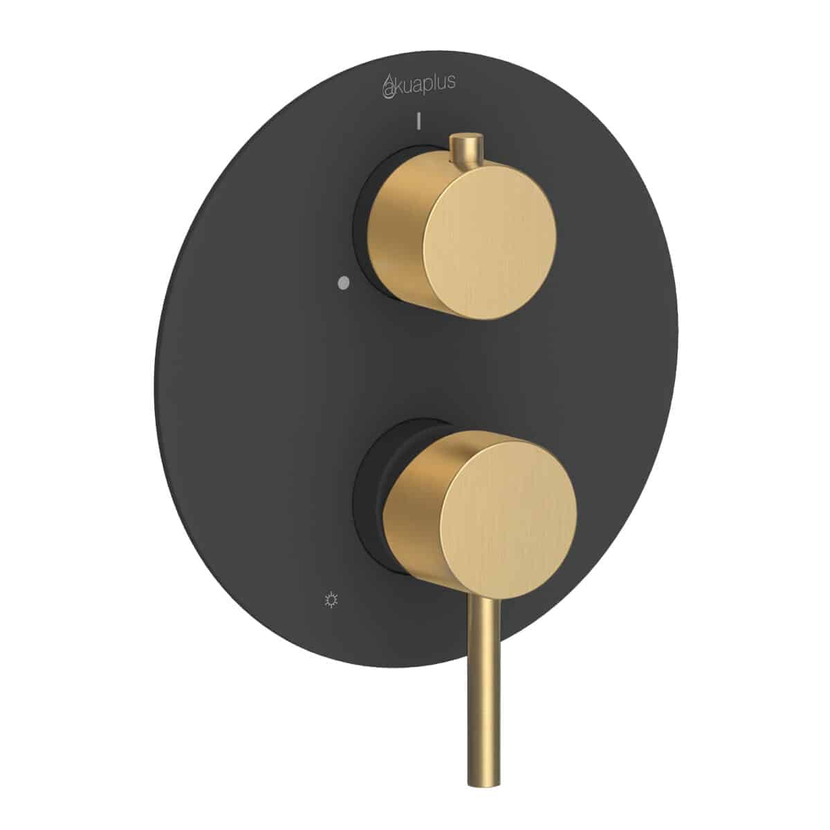 Valve de douche à pression équilibrée 3 voies ronde AKUALUX®