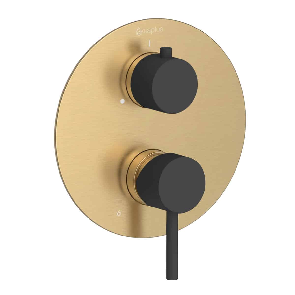 Valve de douche à pression équilibrée 3 voies ronde AKUALUX®