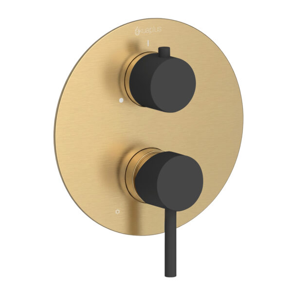 3-way Round Pressure Balance Shower Valve by AKUALUX®